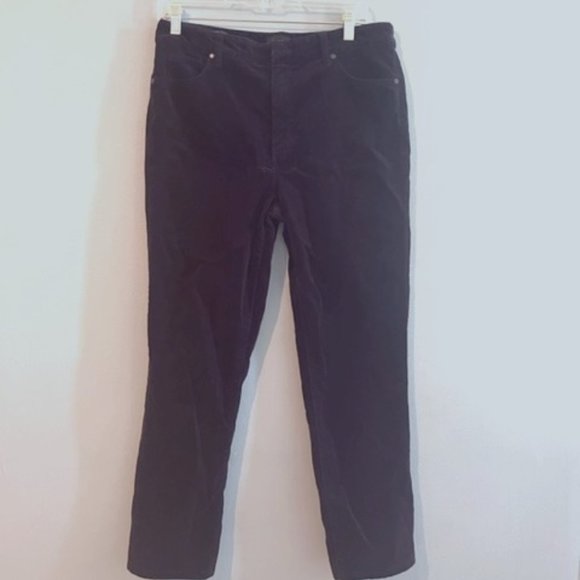 Talbots Straight Leg Corduroy Pants - Picture 1 of 7